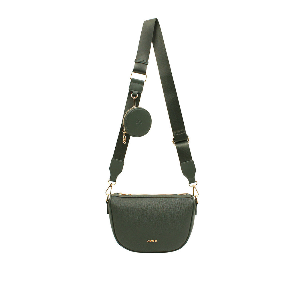 Cartera crossbody Gala para mujer color olivo
