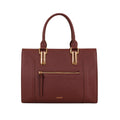 Cartera tote Hailey para mujer color vino