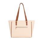 Cartera tote Nadine para mujer color hueso
