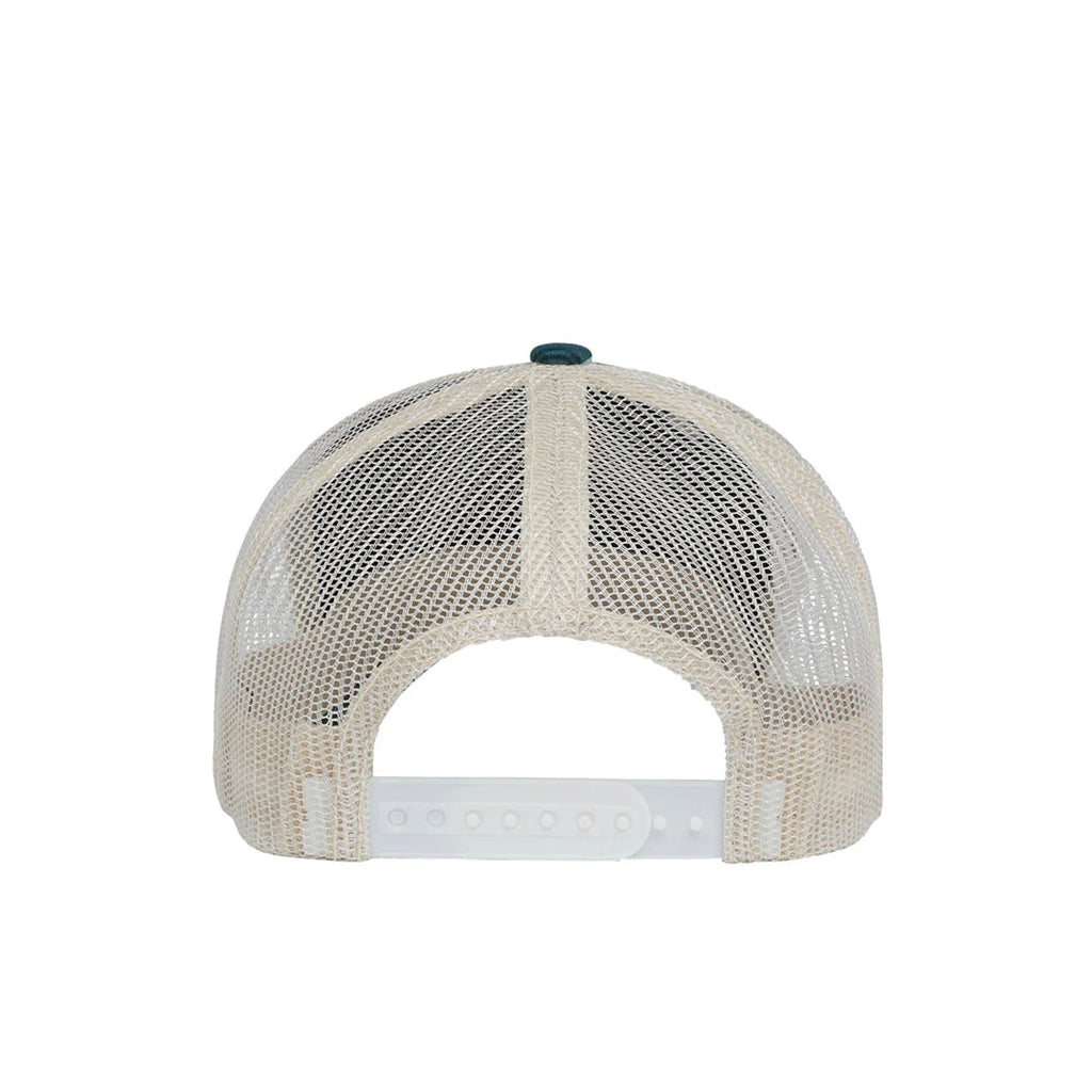 Gorra Plaid Trucker unisex color turqueza