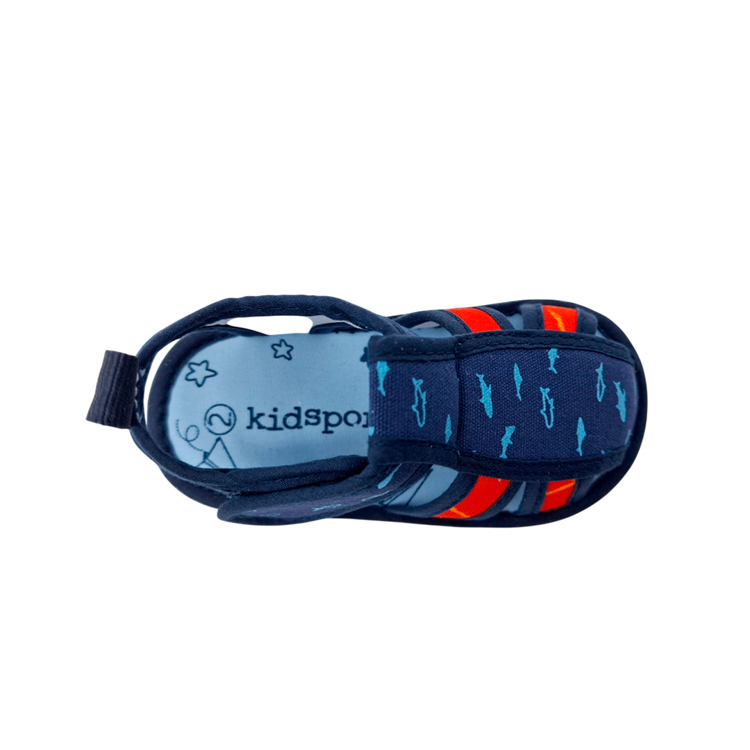 Canvas Shark navy