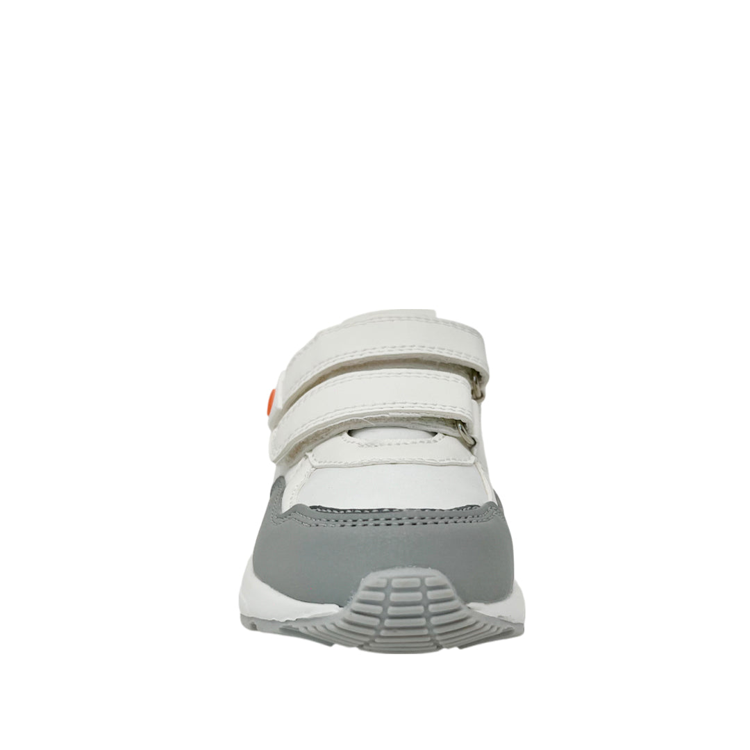 Tennis Kael para niño color gris y blanco