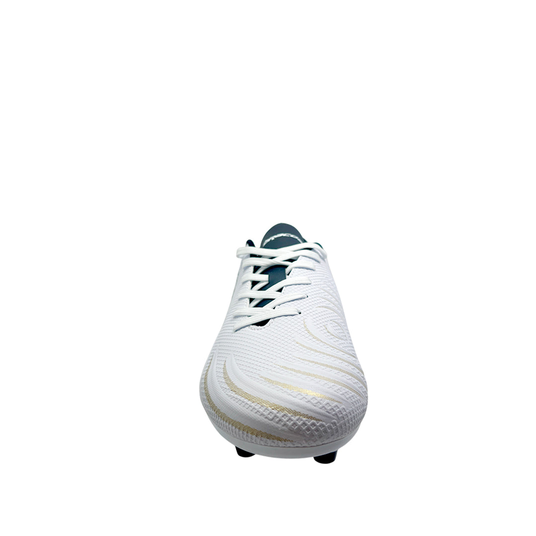Tacos para fútbol Helmunt para hombre color blanco