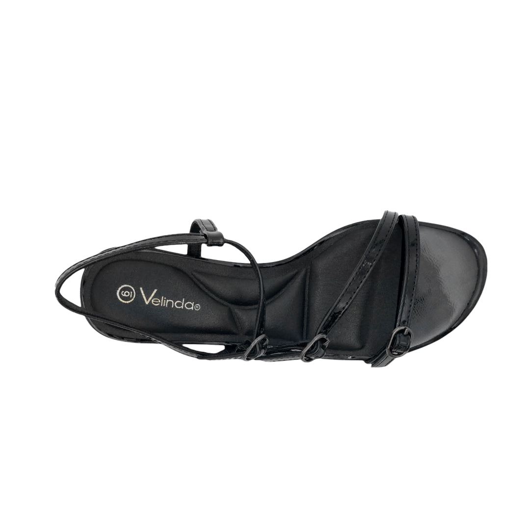Sandalias de tacón Mel para mujer color negro