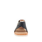 Sandalias de cuña Pamela para mujer color negro