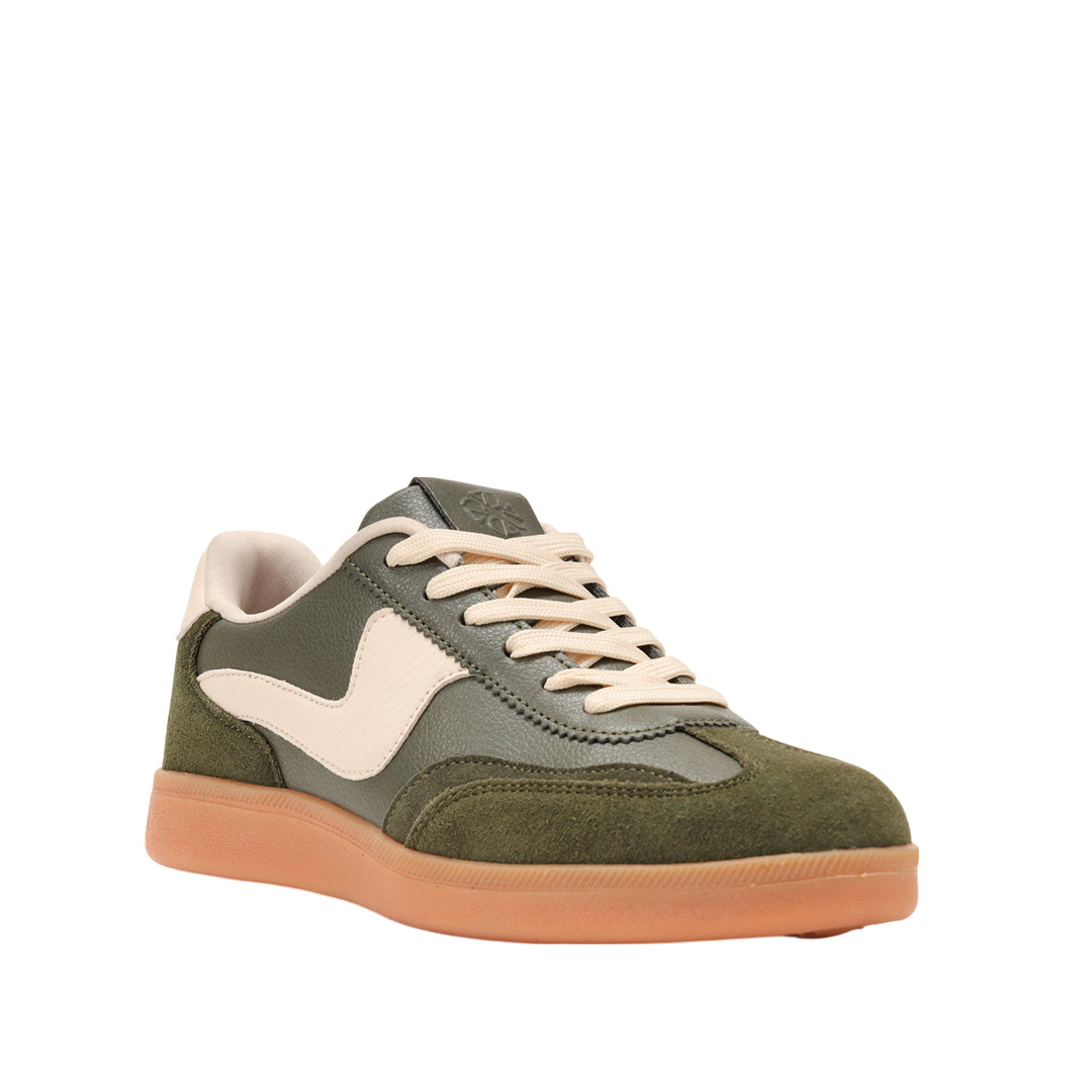 Sneakers Kiara para mujer color olivo