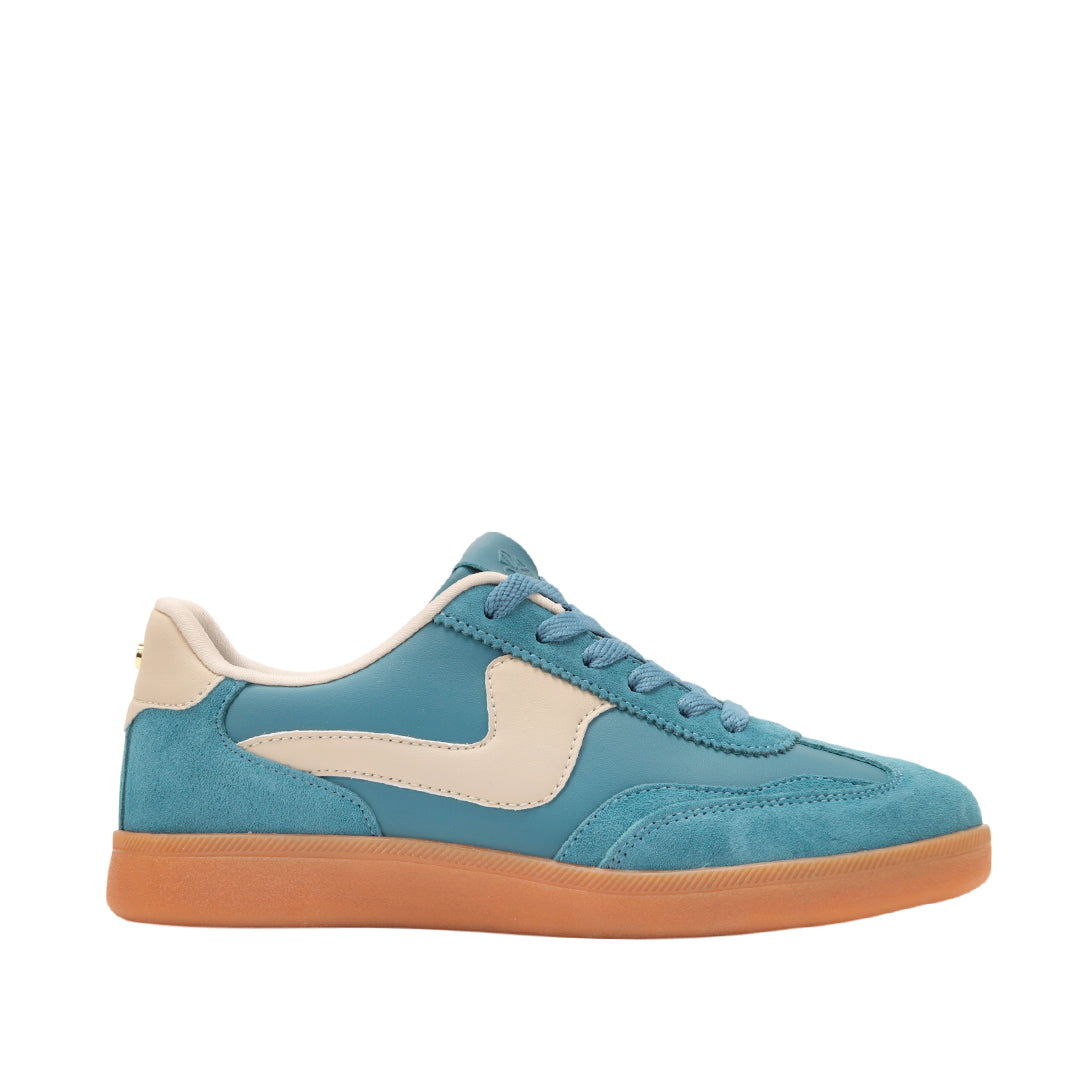 Sneakers Kiara para mujer color celeste