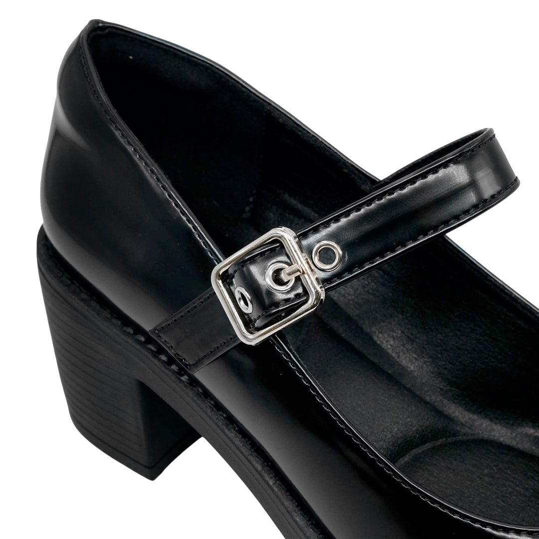 Tacones Alpha para mujer color negro