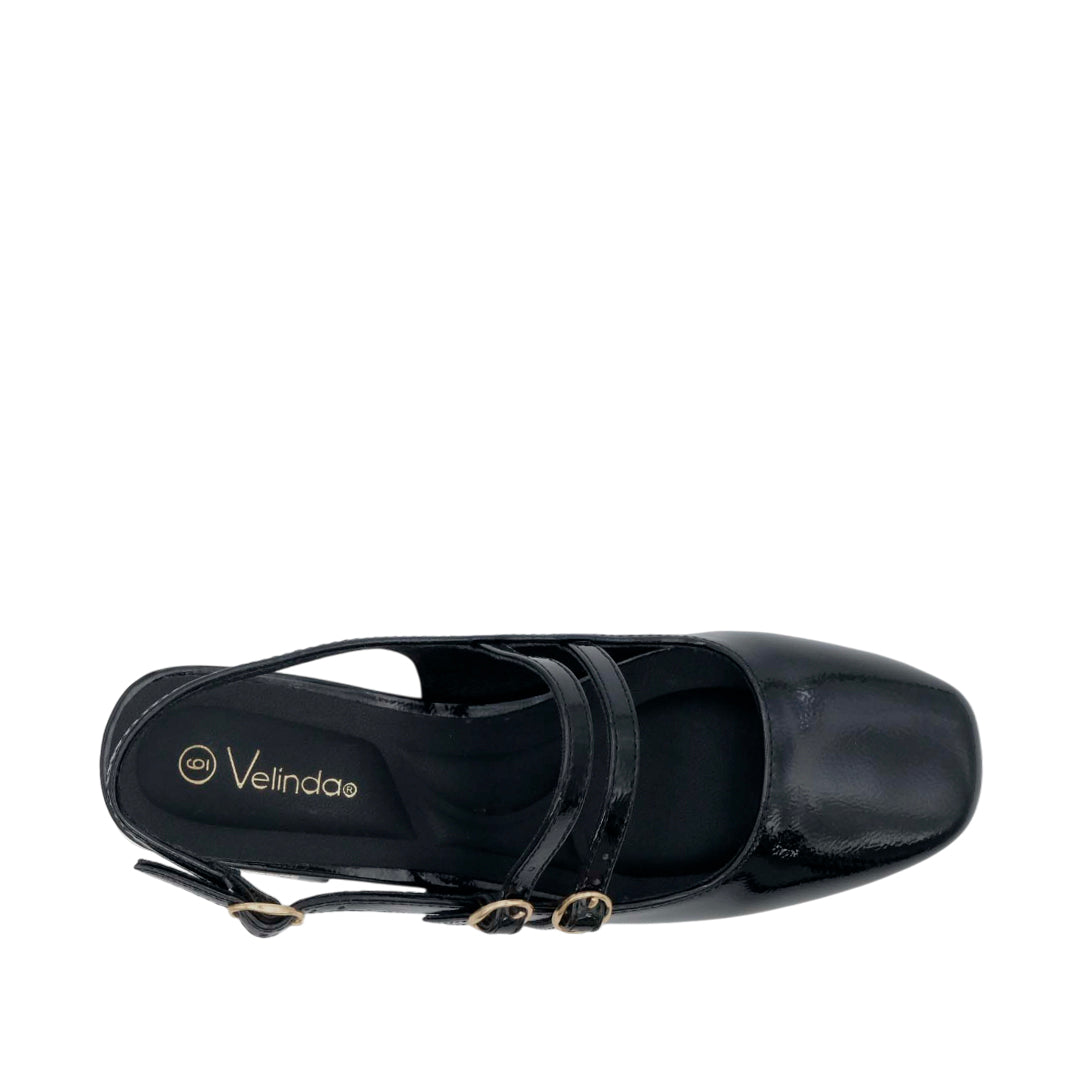 Tacones slingback Stacy para mujer color negro