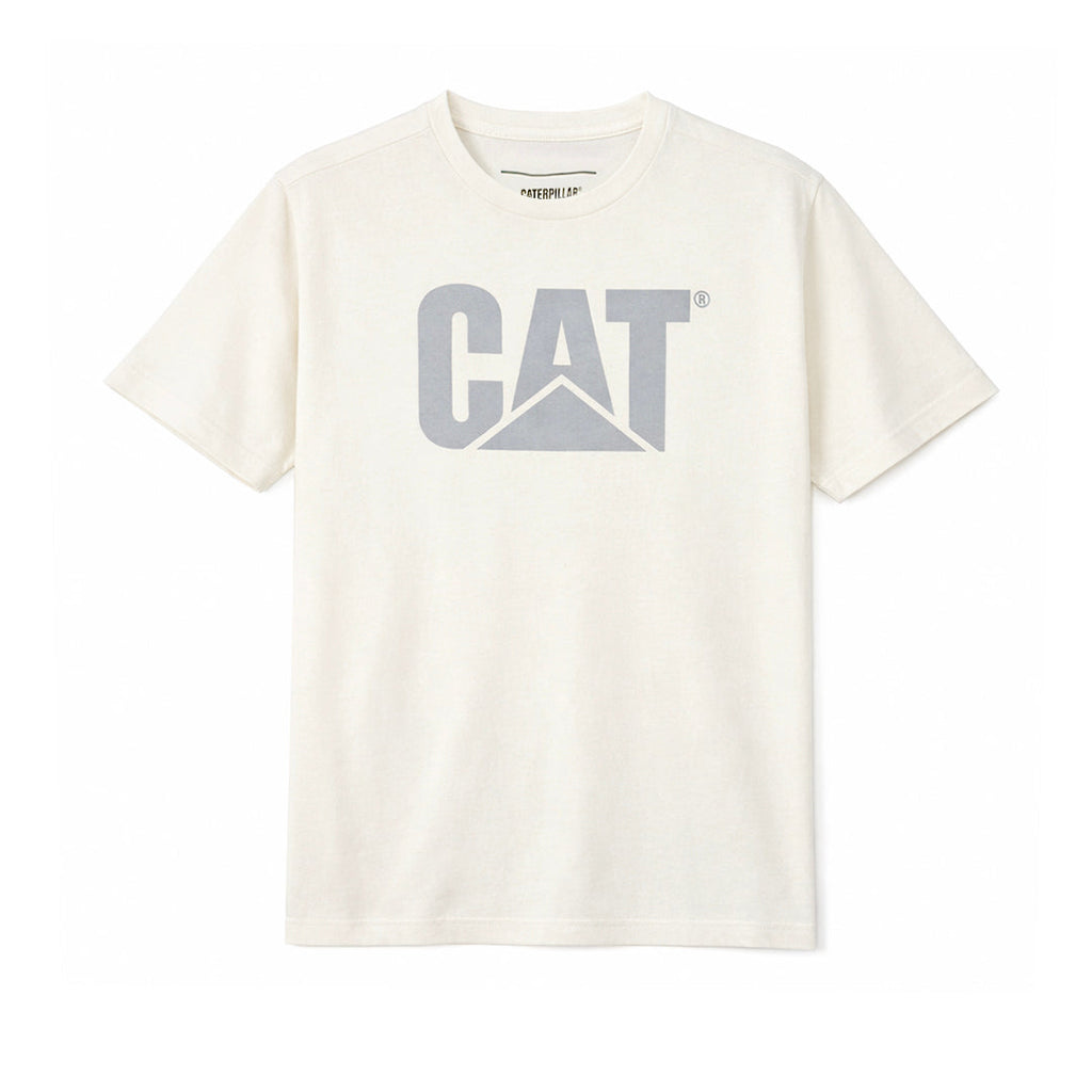 Camiseta Cat Logo para hombre color blanco