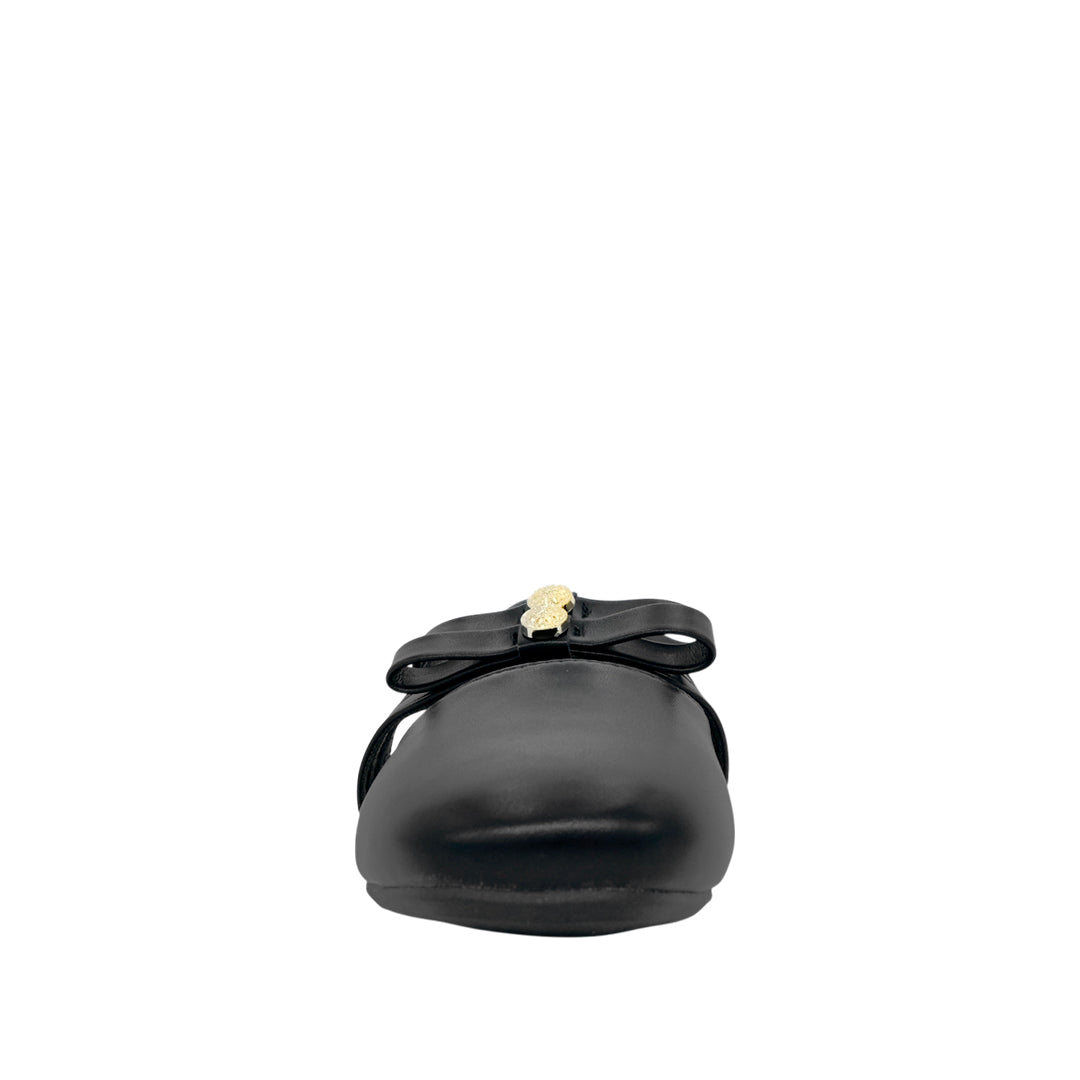 Ballerinas slingback Fiore para niña color negro