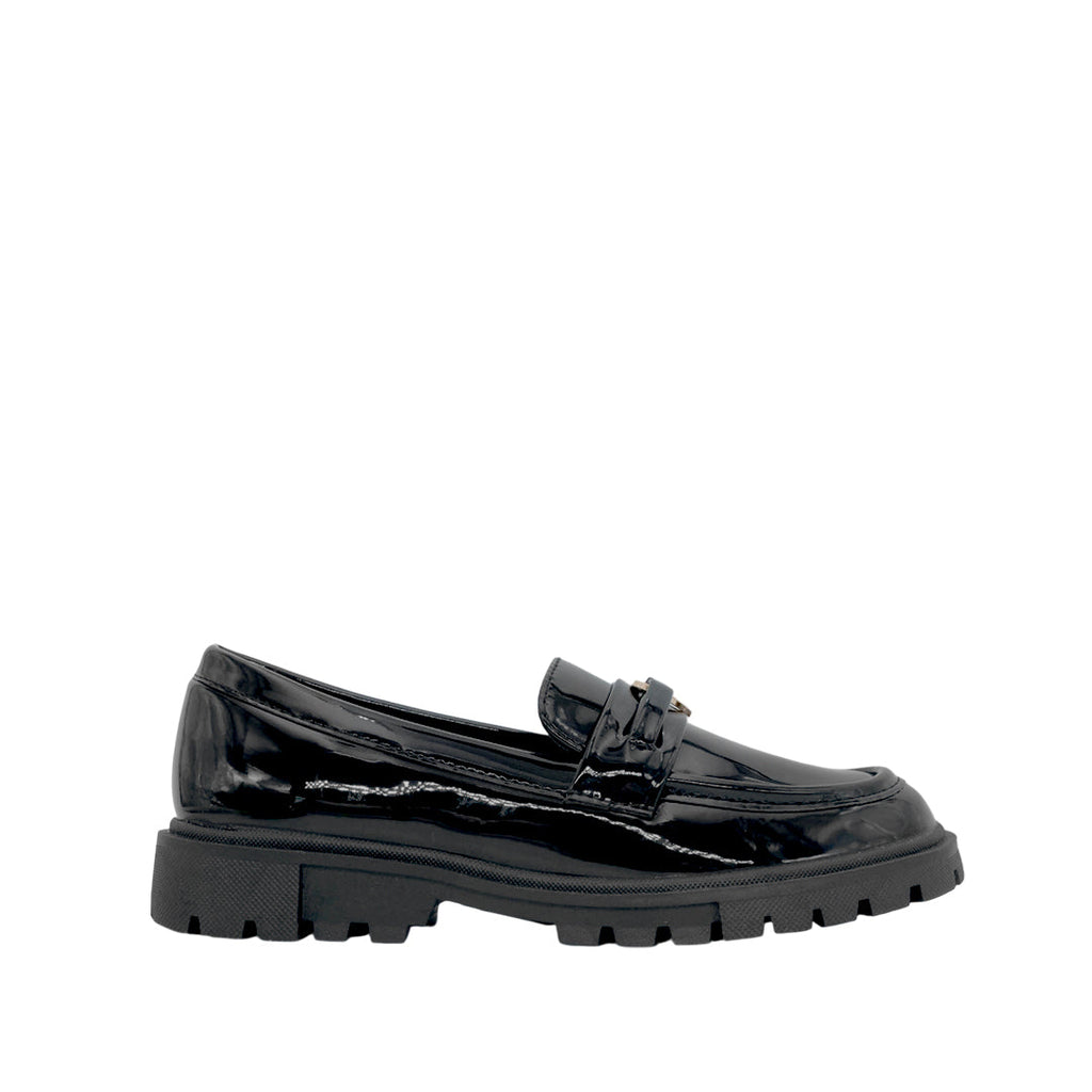 Mocasines Celine para niña color negro