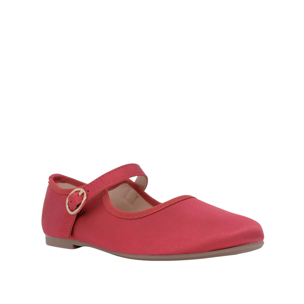 Ballerinas Stella para niña color burgundy