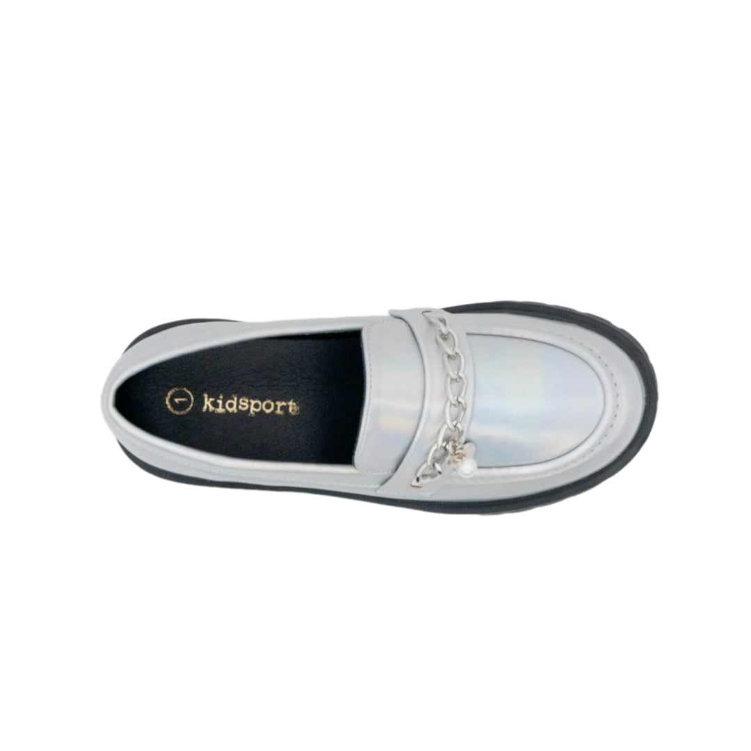 Ballerinas Genesis para niña color plateado