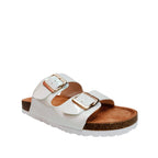 Sandalias flats Beatriz para niña color blanco