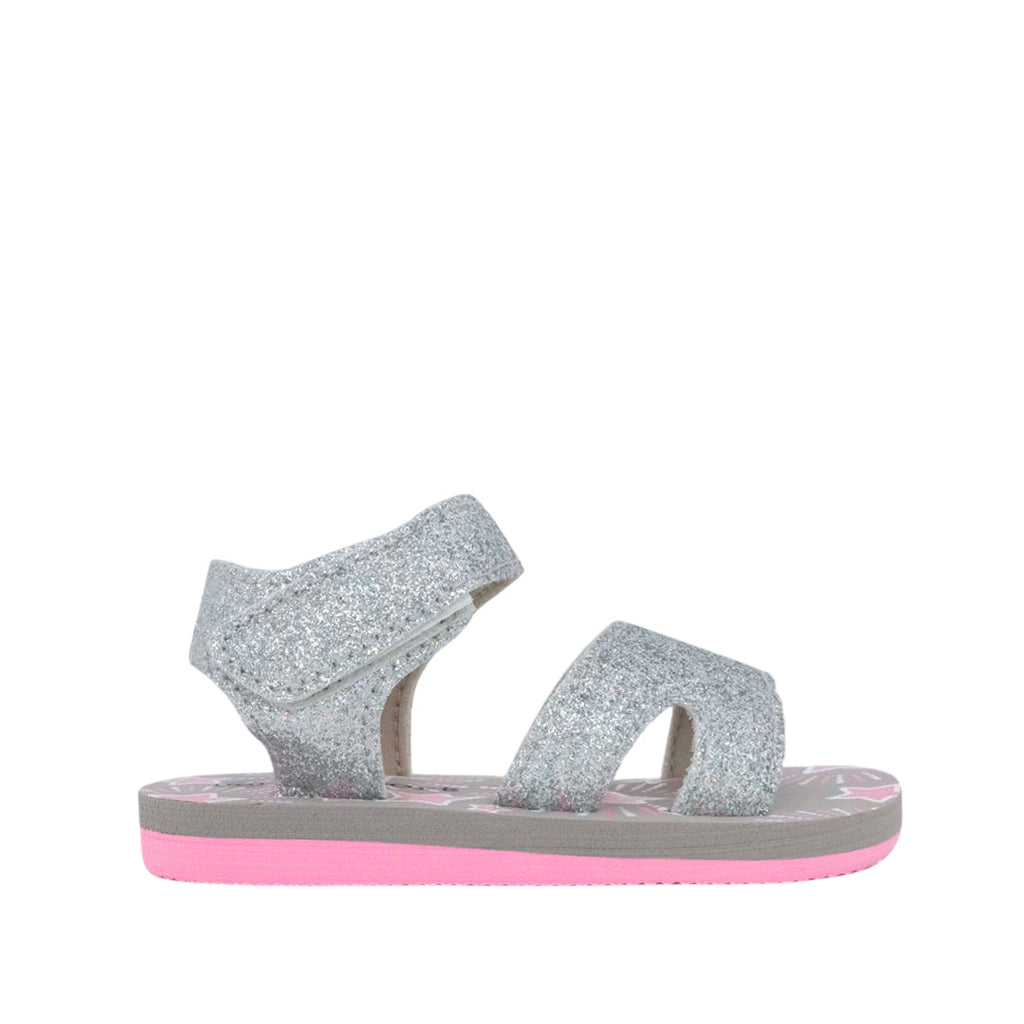 Sandalias Lore para infante color plateado