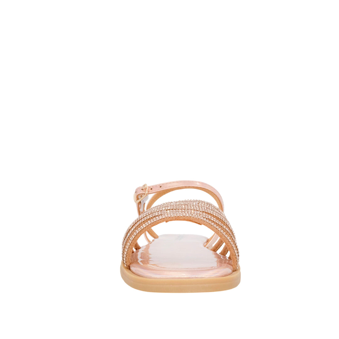 Sandalias Cassie para niña color dorado