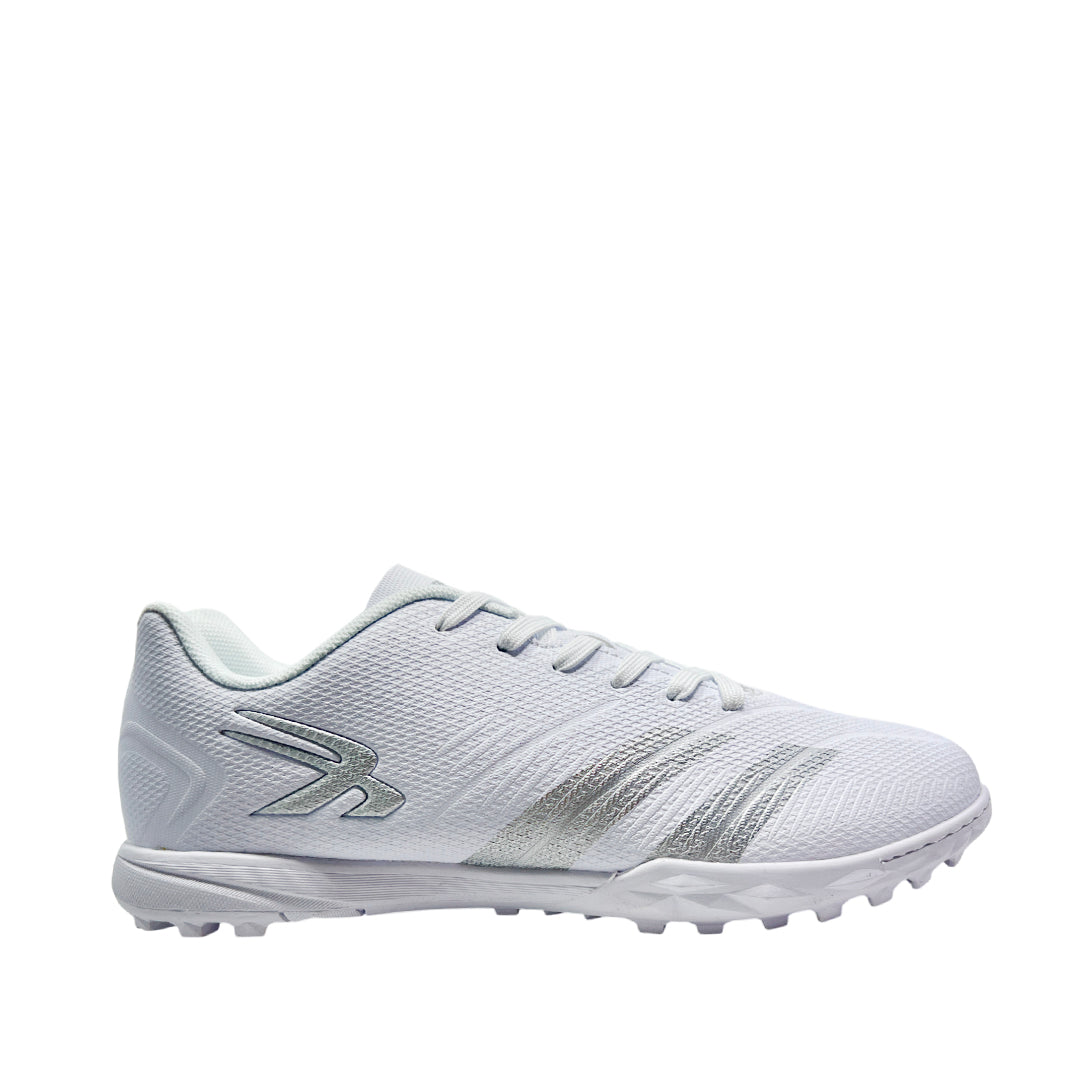 Zapatos para futbol Gregorio para hombre color blanco y dorado