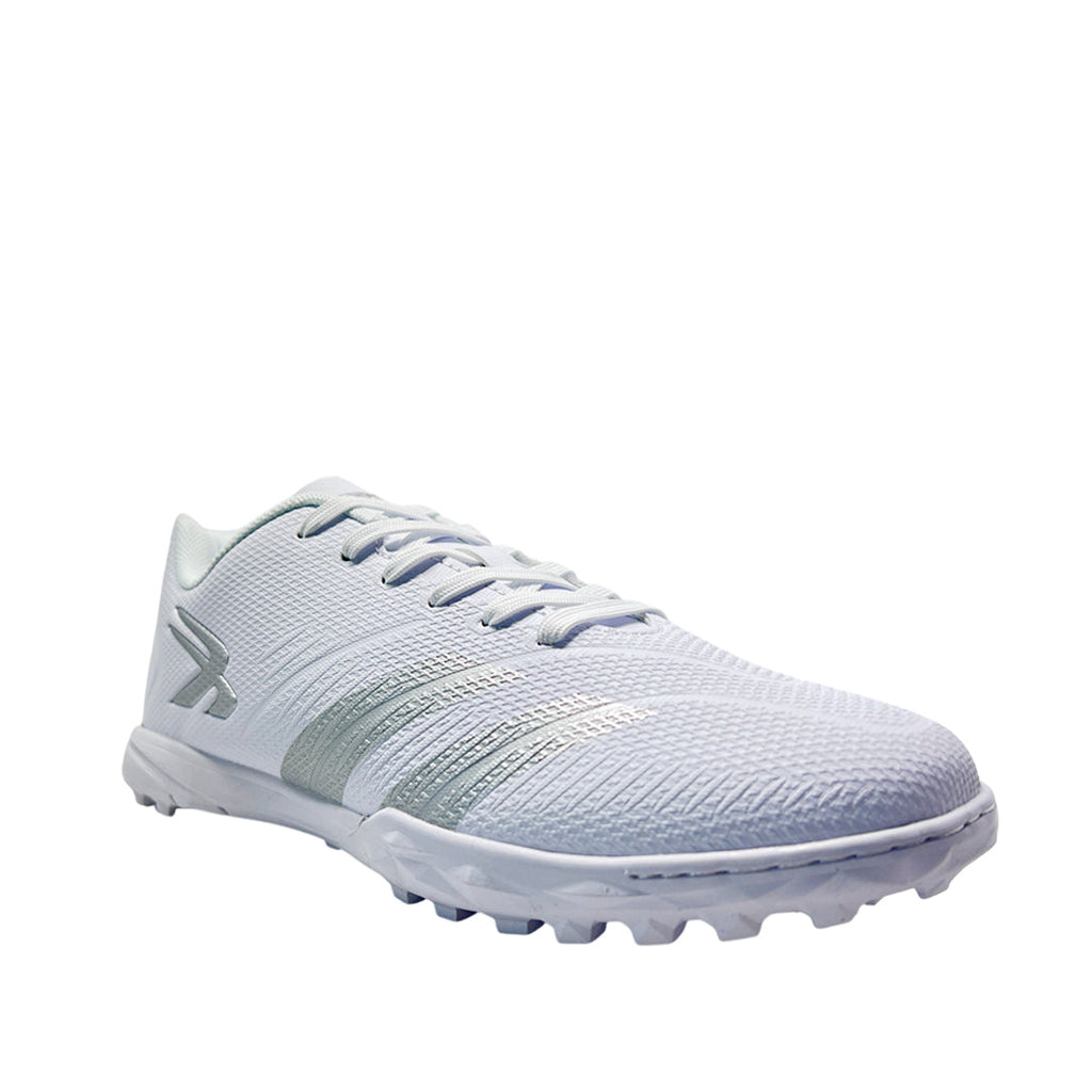 Zapatos para futbol Gregorio para hombre color blanco y dorado