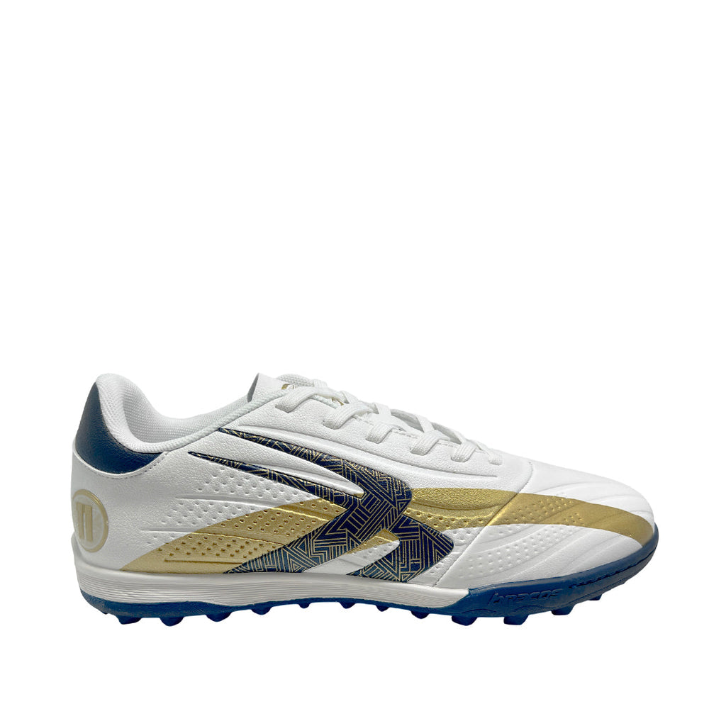 Zapatos para futbol Mago para hombre color blanco y navy