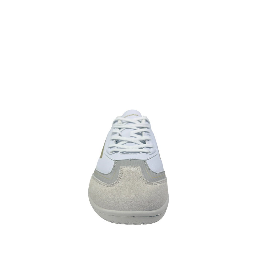 Zapatos para futbol Ronald para hombre color gris y dorado