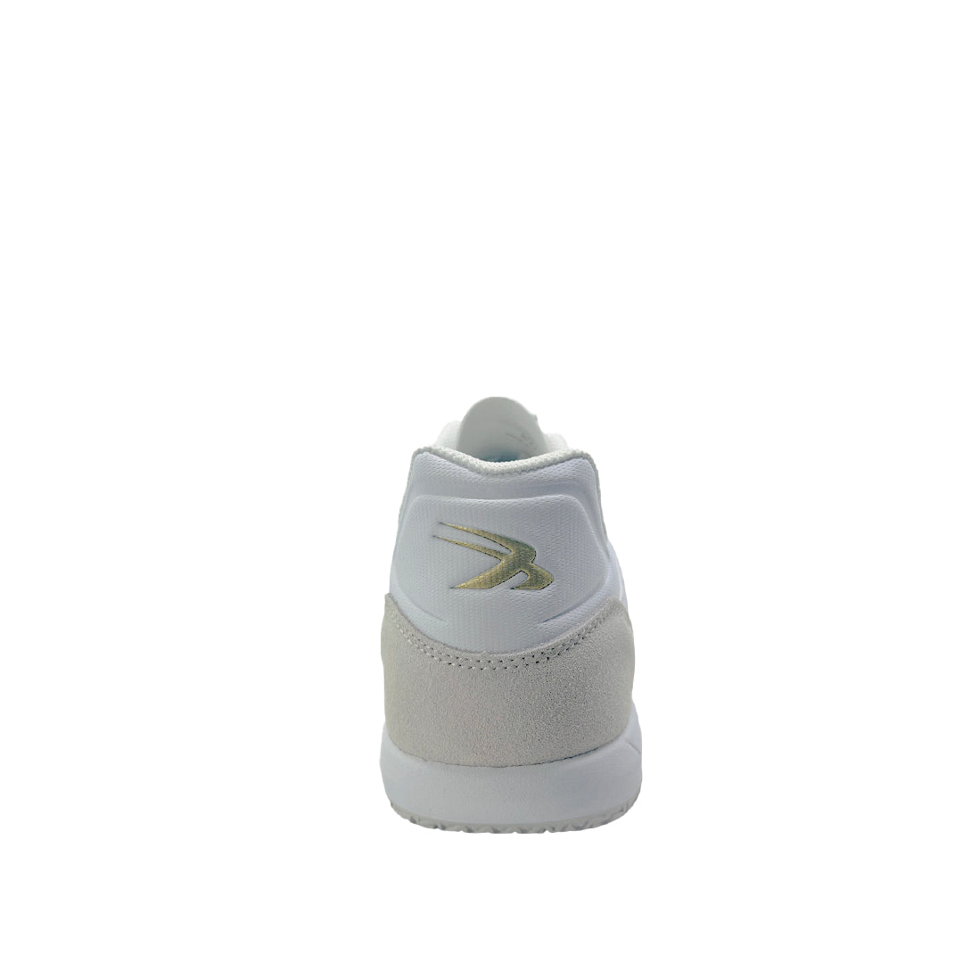 Zapatos para futbol Ronald para hombre color gris y dorado