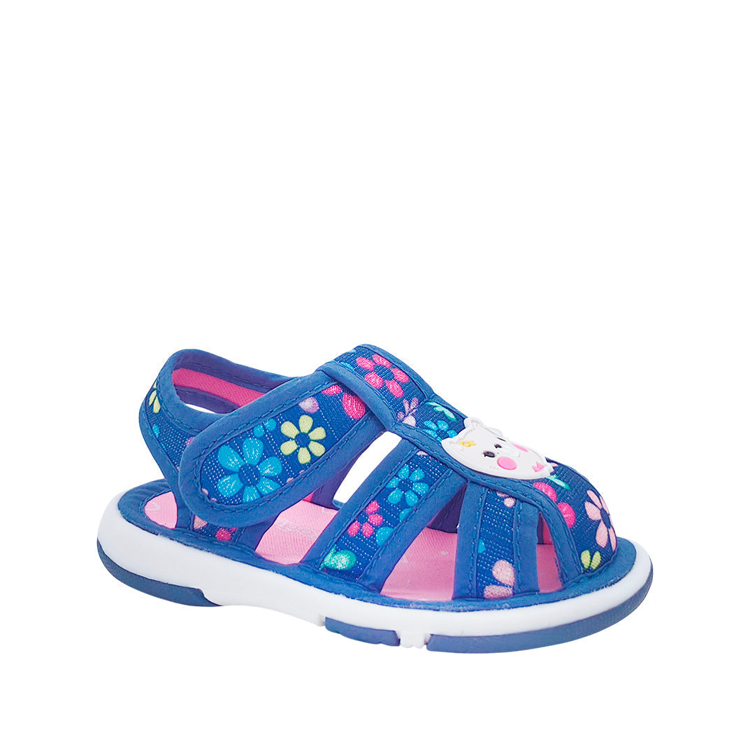 Sandalias Leslie para infante color azul