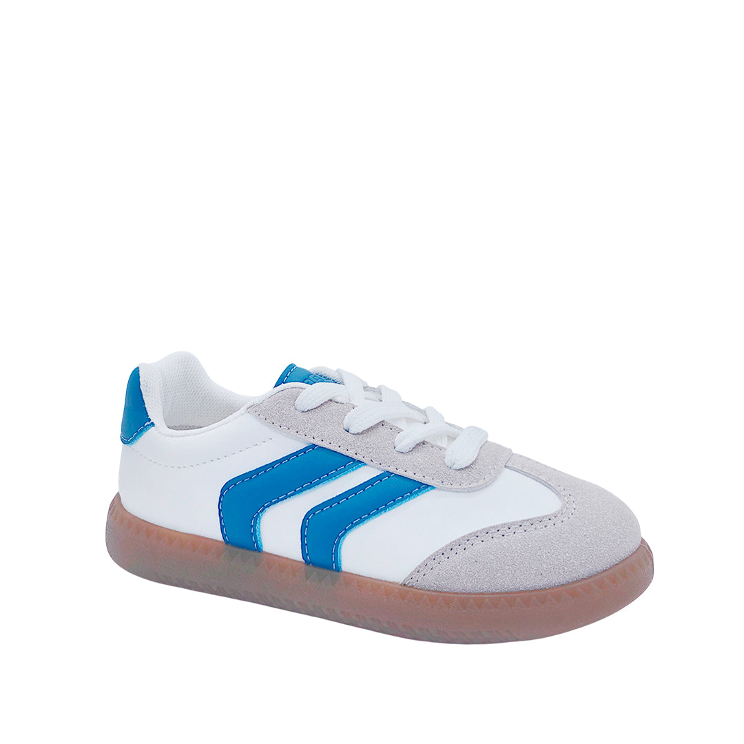 Sneakers Leo para niño color blanco y azul