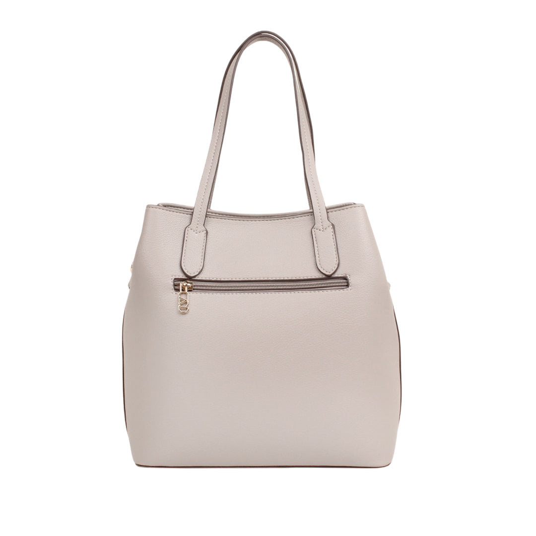 Cartera tote Ena para mujer color gris