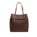Cartera tote Ena para mujer color café