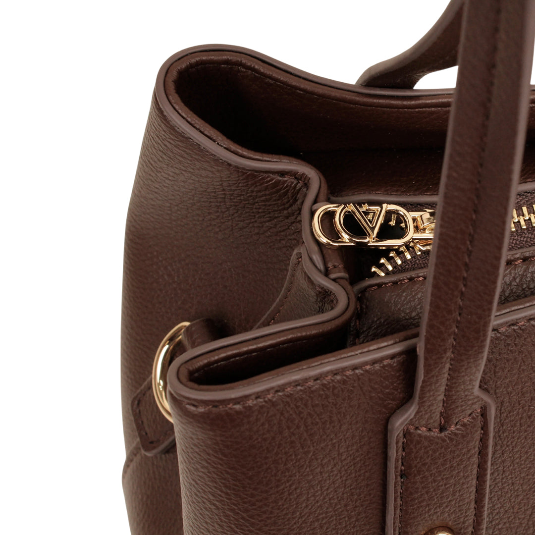Cartera tote Ena para mujer color café