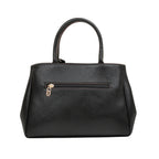 Cartera satchel Dina para mujer color negro