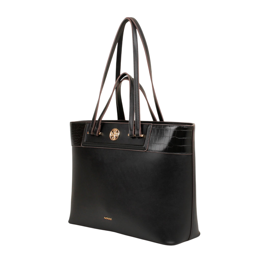 Cartera tote Indira para mujer color negro