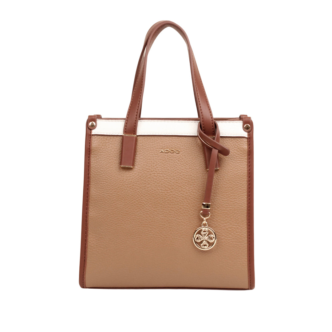 Cartera tote Ines para mujer color café