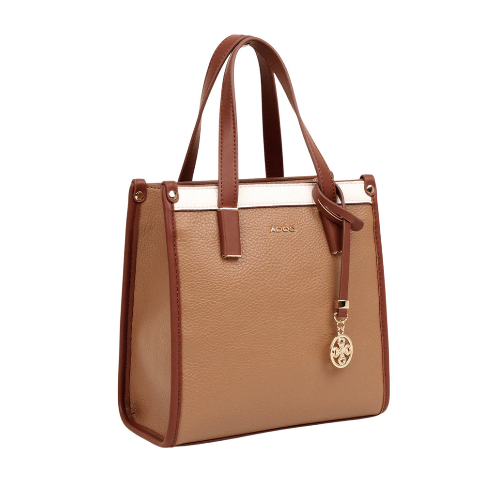 Cartera tote Ines para mujer color café