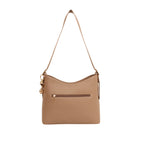 Cartera satchel Keily para mujer color taupe