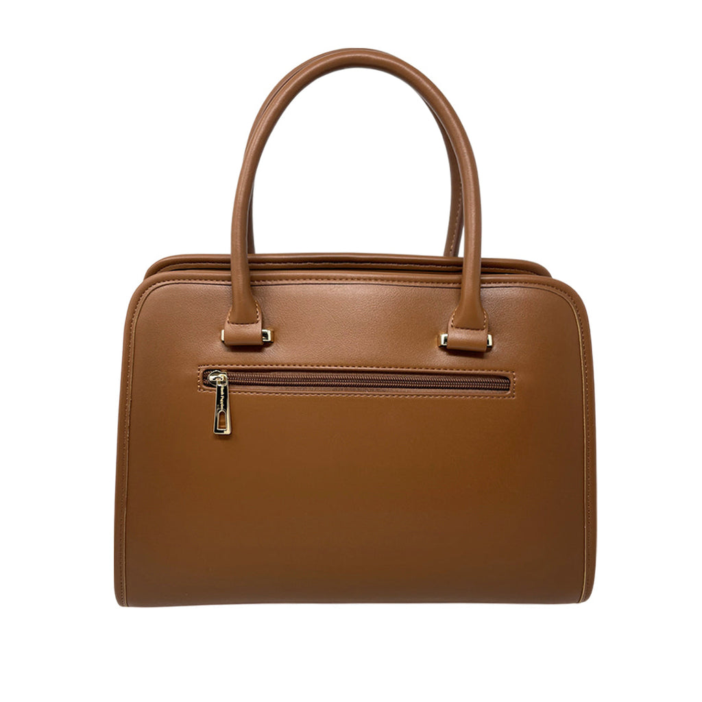 Cartera tote Malia para mujer color tan