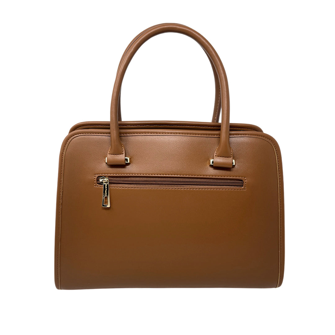 Cartera tote Malia para mujer color tan