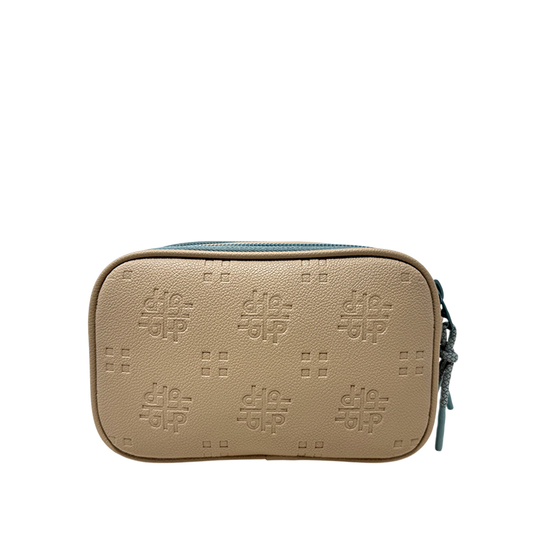 Cartera crossbody Jenna para mujer color beige