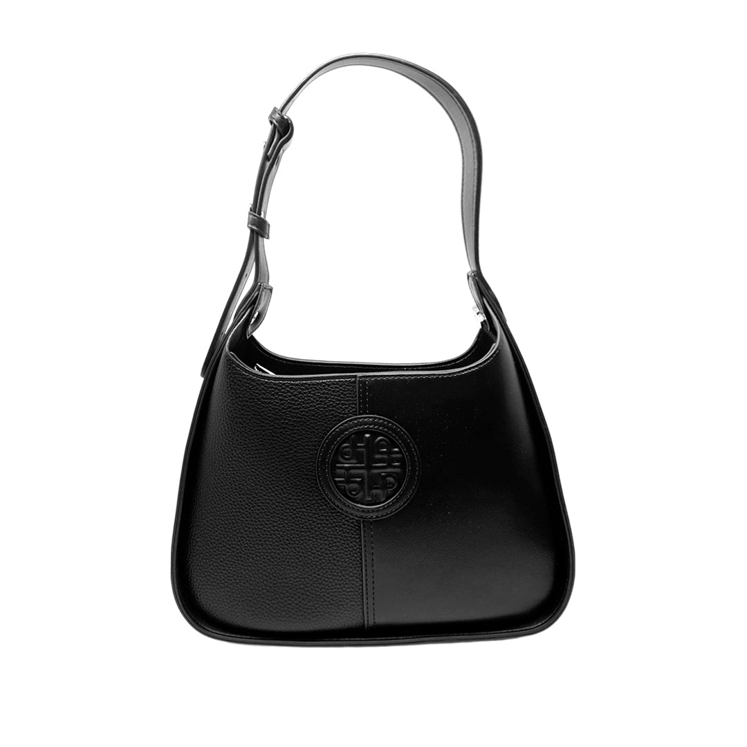 Cartera hobo Kadi para mujer color negro