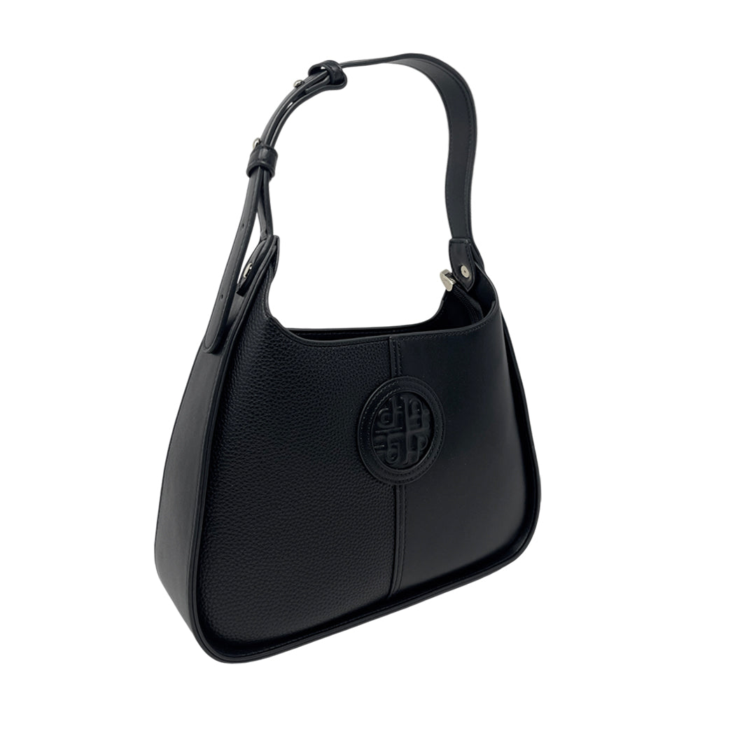 Cartera hobo Kadi para mujer color negro