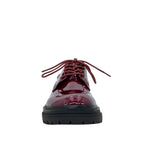 Mocasines Adriana para mujer color vino