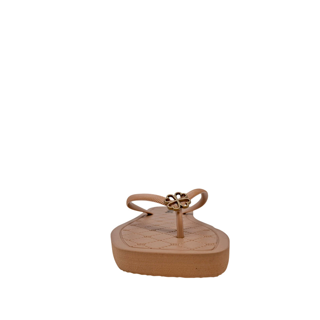 Sandalias flats Dony para mujer color dorado