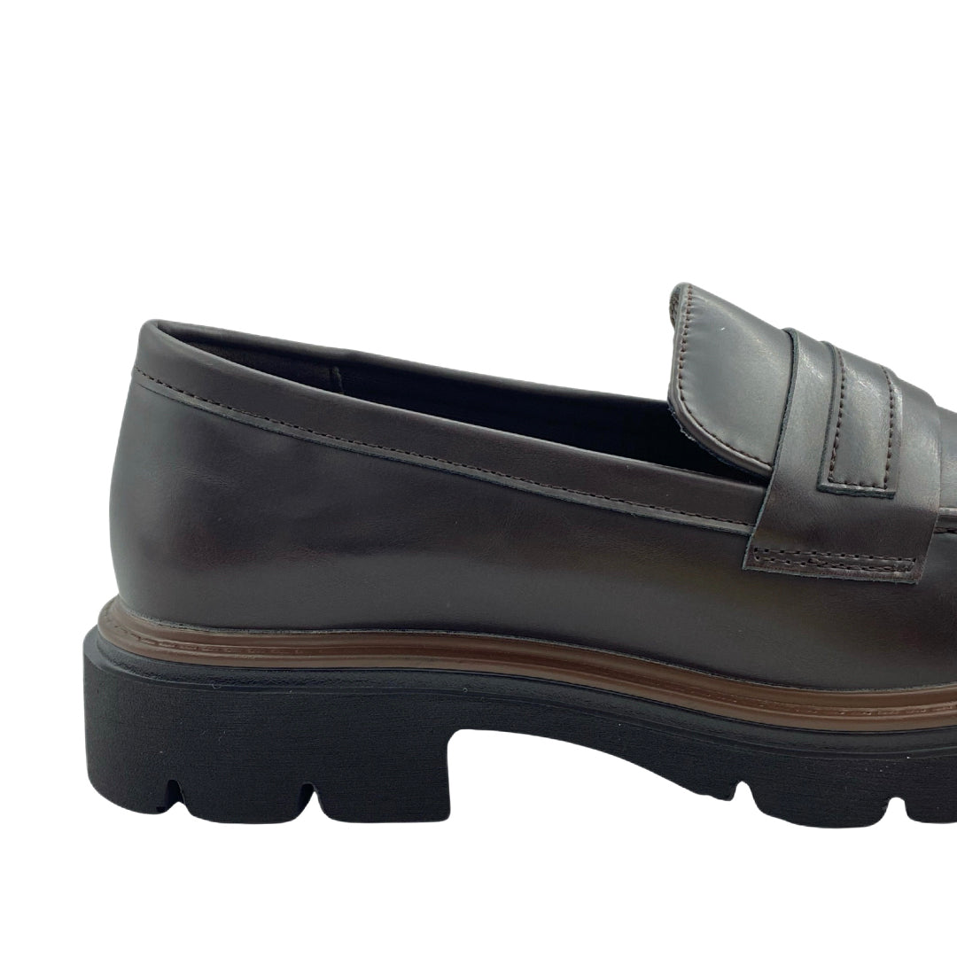Mocasines Leticia para mujer color café