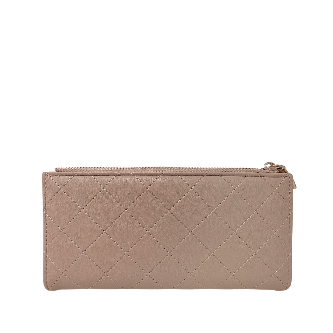 Billetera Lily para mujer color blush