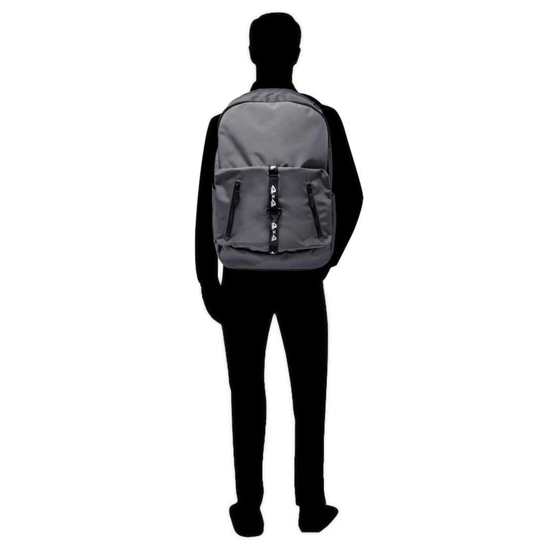 Mochila Kai unisex color gris