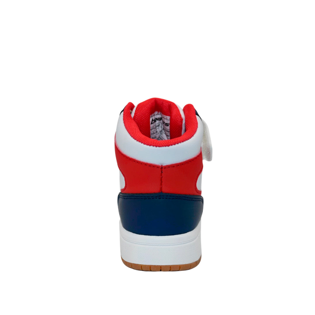 Sneakers Jordan para infante color blanco y navy