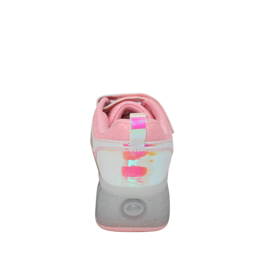 Sneakers con luces Rhinarol para niña color blush