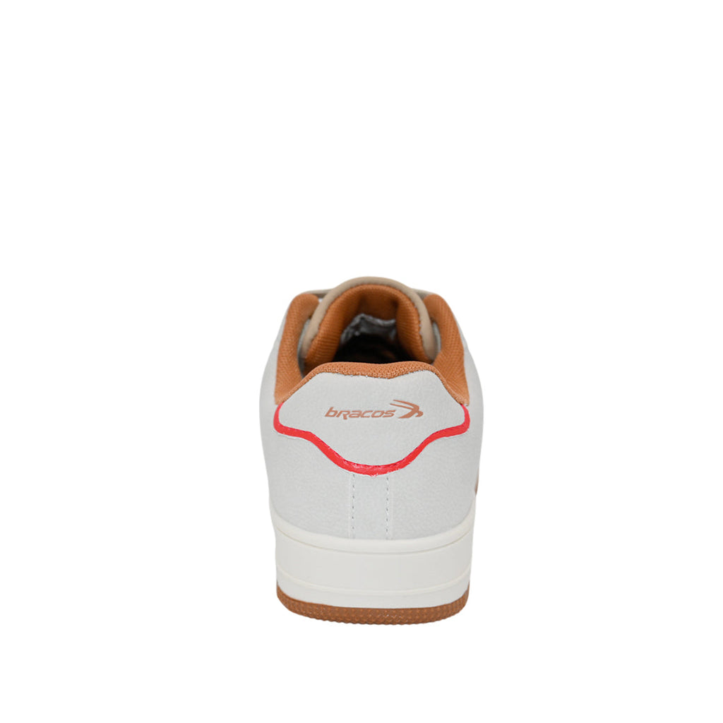 Sneakers Joey para niño color blanco y taupe