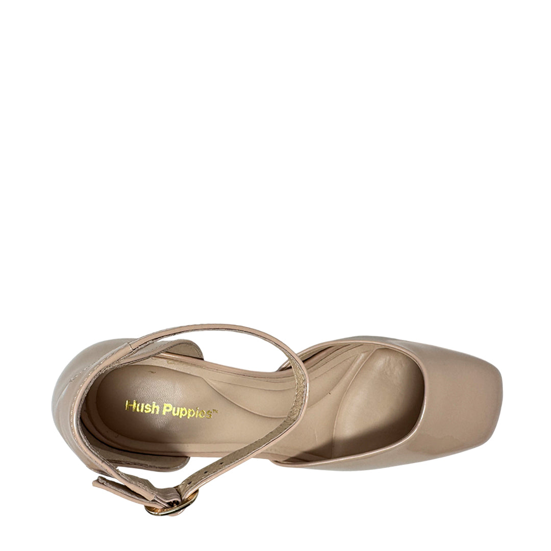 Tacones ankle strap Yolly para mujer color nude